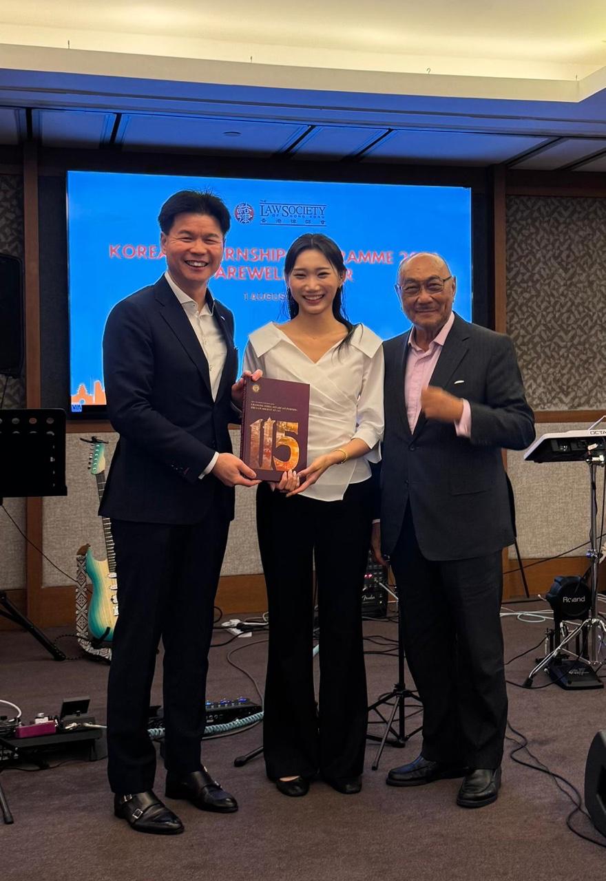 韓國實習生Kim Yunji小姐獲本所提供為期兩週的培訓實習機會
